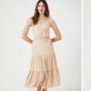 Forever21 Tiered Halter Midi Dress